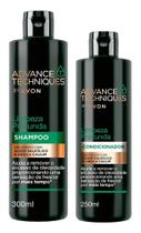 Shampoo 300ml E Condicionador 250ml Limpeza Profunda Advance Techn Avon