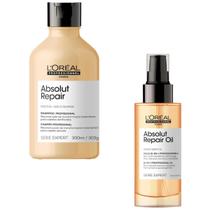 Shampoo 300Ml Óleo 90Ml Loreal Absolut Repair