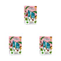 Shampoo 325ml + Condicionador Origem Argan Vegano Combo de Vitaminas Cabelos Fragilizado (Kit com 3)