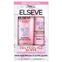 Shampoo 375ml e Condicionador 170ml Elseve Loréal Paris Glycolic Gloss