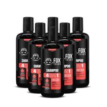 Shampoo 4 em 1 250ml - fox for men - 6 unidades