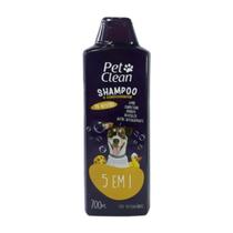 Shampoo 5 em 1 para Cães e Gatos Pet Clean 700 ml