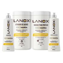 Shampoo 500ml + Condicionador + Ativador + Mousse Coco Manga Shampoo 500ml + Condicionador + Ativador + Mousse Coco Manga