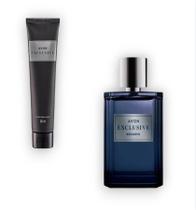 Shampoo 90ml e Deo Colônia Perfume 75ml Kit Avon Linha Exclusive Reserve Notas de Gerânio e Vetiver