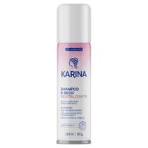Shampoo A Seco Karina Revitalizante Remoção de Oleosidade Brilho Capilar 150ml