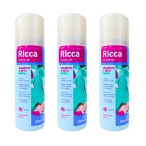 Shampoo A Seco Ricca Refresh Me Menta C/3 50ml - BELLIZ COMPANY
