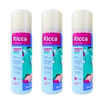 Shampoo A Seco Ricca Refresh Me Menta C/3 50ml