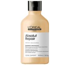 Shampoo Absolut Repair Serie Expert 300ml Loreal com Quinoa Dourada Nutre Repara