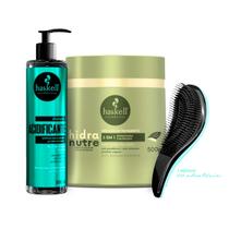Shampoo Acidificante Haskell + Máscara Hidranutre 500g +Escova Shampoo Acidificante Haskell + Máscara Hidranutre 500g +Escova