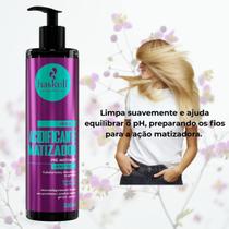 Shampoo Acidificante Matizador Limpa e Prepara 300ml Haskell