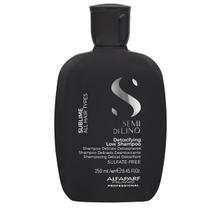 Shampoo Alfaparf Semi Di Lino Sublime Detoxifying 250ml Limpeza Profunda Brilho e Controle de Oleosidade