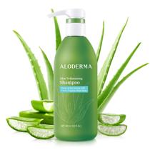 Shampoo Aloderma Aloe Volumizing para cabelos finos, quebradiços e finos