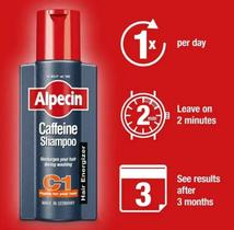 Shampoo Alpecin C1 Cafeína 250mL promove o crescimento natural do cabelo Shampoo Alpecin C1 Cafeína 250mL promove o crescimento natural do cabelo