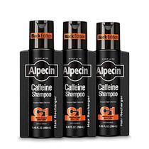 Shampoo Alpecin Caffeine C1 Black Edition para Homens - 250ml (Kit com 3 Unidades)