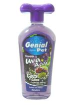 Shampoo animal Genial Pet Neutro Uva e Açaí 500ml Cão e Gato