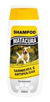 Shampoo anti pulga e sarnicida para cachorros Matacura 200ml