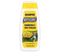 Shampoo anti pulga e sarnicida para cachorros Matacura 200ml