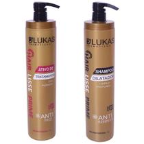 Shampoo anti resíduos+progressiva step 2 dlukas 2x 1lt