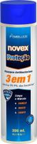 Shampoo Antibacteriano Novex Proteção For Men 3 em 1 Cabelo Rosto Corpo 300ML