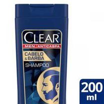 Shampoo Anticaspa Clear Men Cabelo&ampBarba com 200ml - UNILEVER