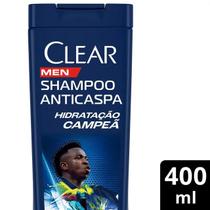 Shampoo Anticaspa Clear Men Hidratação Campeã by Vini Jr 400 ml Shampoo Anticaspa Clear Men Hidratação Campeã by Vini Jr 400 ml