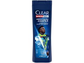 Shampoo Anticaspa Clear Men Hidratação Campeã by Vini Jr 400ml