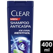 Shampoo Anticaspa Clear Men Ice Cool Menthol 400 ml Shampoo Anticaspa Clear Men Ice Cool Menthol 400 ml