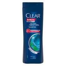Shampoo Anticaspa Clear Men Ice Cool Mentol 400ml