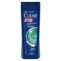 Shampoo Anticaspa Clear Men Limpeza Diária 2 em 1 - 200ml