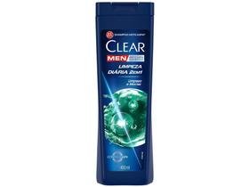 Shampoo Anticaspa Clear Men Limpeza Diária 2 em 1 - 400ml