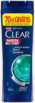 Shampoo Anticaspa Clear Men Limpeza Diária 2 em 1 400ml