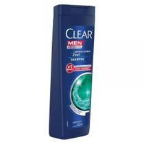 Shampoo Anticaspa Clear Men Limpeza Diária 2 em 1 - 400ml