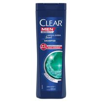 Shampoo Anticaspa Clear Men Limpeza Diária 2 em 1 400ml