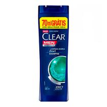 Shampoo Anticaspa Clear Men Limpeza Diária 400ml