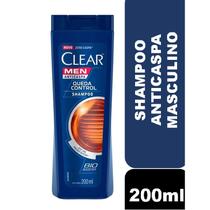 Shampoo Anticaspa Clear Men Queda Control 200ml Shampoo Anticaspa Clear Men Queda Control 200ml