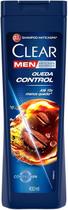 Shampoo Anticaspa Clear Men Queda Control 400ml