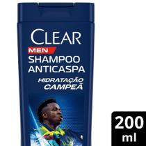 Shampoo Anticaspa Clear Men Vini Jr Hidratação Campeã 200ml