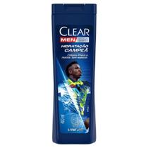 Shampoo Anticaspa Clear Men Vini Jr Hidratação Campeã 400ml