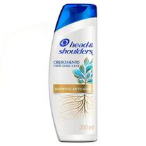 Shampoo Anticaspa Head&Shoulders Crescimento Forte 200ml - Desde a Raiz Shampoo Anticaspa Head&Shoulders Crescimento Forte 200ml - Desde a Raiz