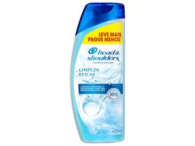 Shampoo Anticaspa Head & Shoulders Limpeza Eficaz 650ml