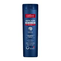 Shampoo Anticaspa para controle de oleosidade e anticoceira combate a irritação sem sal 250ml Capicilin
