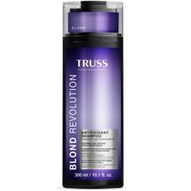 Shampoo Antioxidante Blond Revolution 300ml Truss mantém o loiro iluminado previne desbotamento e hidrata