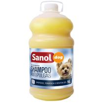 Shampoo Antipulgas Sanol Dog para Cães (5 litros) - Total Química - Sanol - Total Química