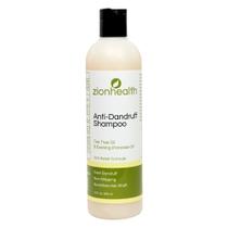 Shampoo Antiquado de Argila Zion Health Anticaspa com Óleo de Melaleuca e Óleo de Prímula 12 oz Líquido Shampoo Antiquado de Argila Zion Health Anticaspa com Óleo de Melaleuca e Óleo de Prímula 12 oz Líquido