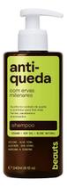 Shampoo Antiqueda Fortalecedor Beauts Rápido Crescimento Hidratação Vegano 240ml Babosa Alecrim, Jaborandi, Rícino e Gin