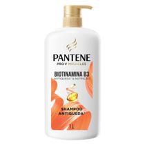 Shampoo Antiqueda Pantene Pro-V Miracles Biotinamina B3 Antiqueda e Nutrição 1L Shampoo Antiqueda Pantene Pro-V Miracles Biotinamina B3 Antiqueda e Nutrição 1L