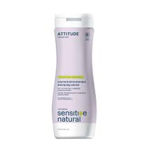 Shampoo ATTITUDE para couro cabeludo seco sensível, aveia calmante 480 ml