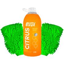 Shampoo Automotivo Citrus 2.8L Evox Concentrado + Luvas