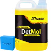 Shampoo Automotivo Desengraxante Neutro Limpeza Pesada Det Mol Detmol 5l Sandet