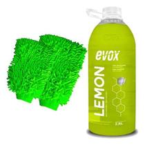 Shampoo automotivo evox lemon 2.8l desengraxante + luvas Shampoo automotivo evox lemon 2.8l desengraxante + luvas